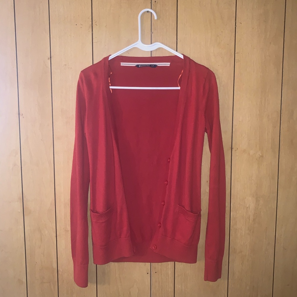 Burnt Orange Cardigan